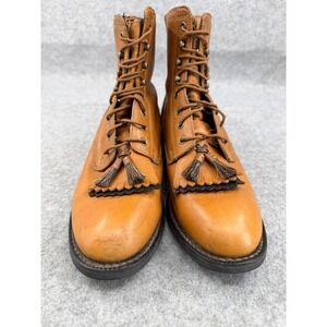 ARIAT Cobalt Lacer Riding Cowboy‎ Boot Women's 7B Style 33471 Tassels